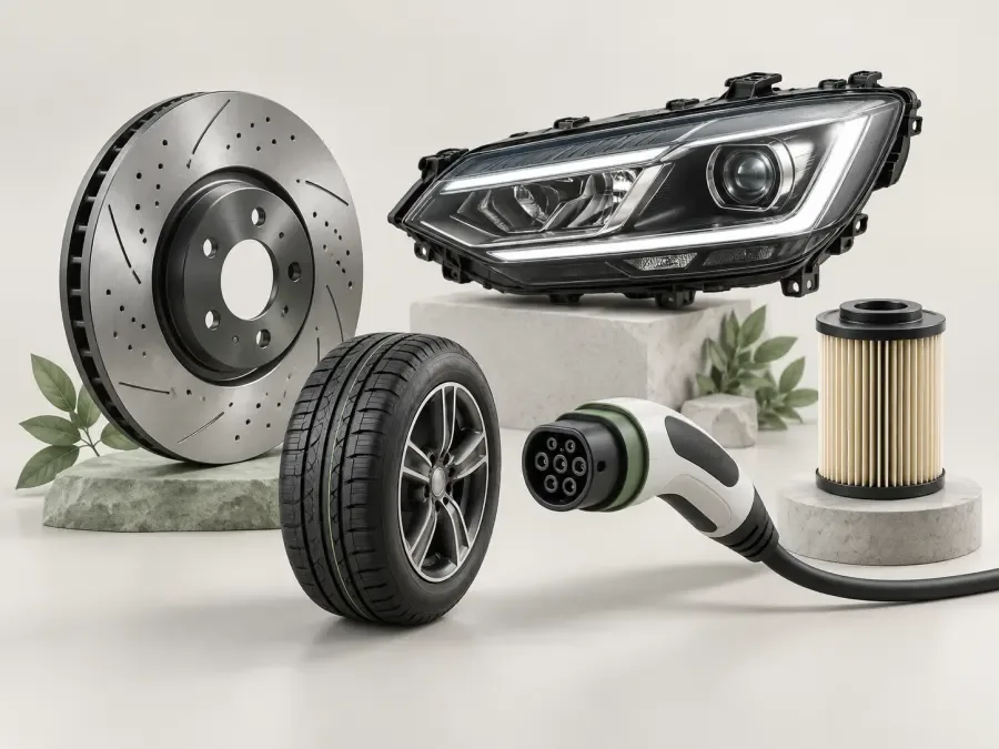 Biler og mobilitet — 3D-kategoriillustration